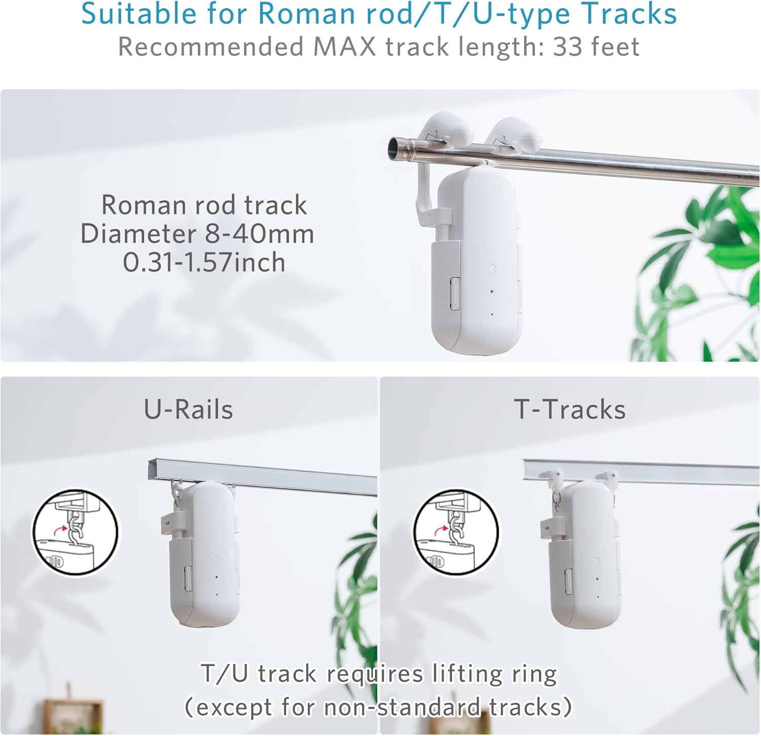 Smart Electric Curtain Opener – Remote Control & Tool-Free Setup