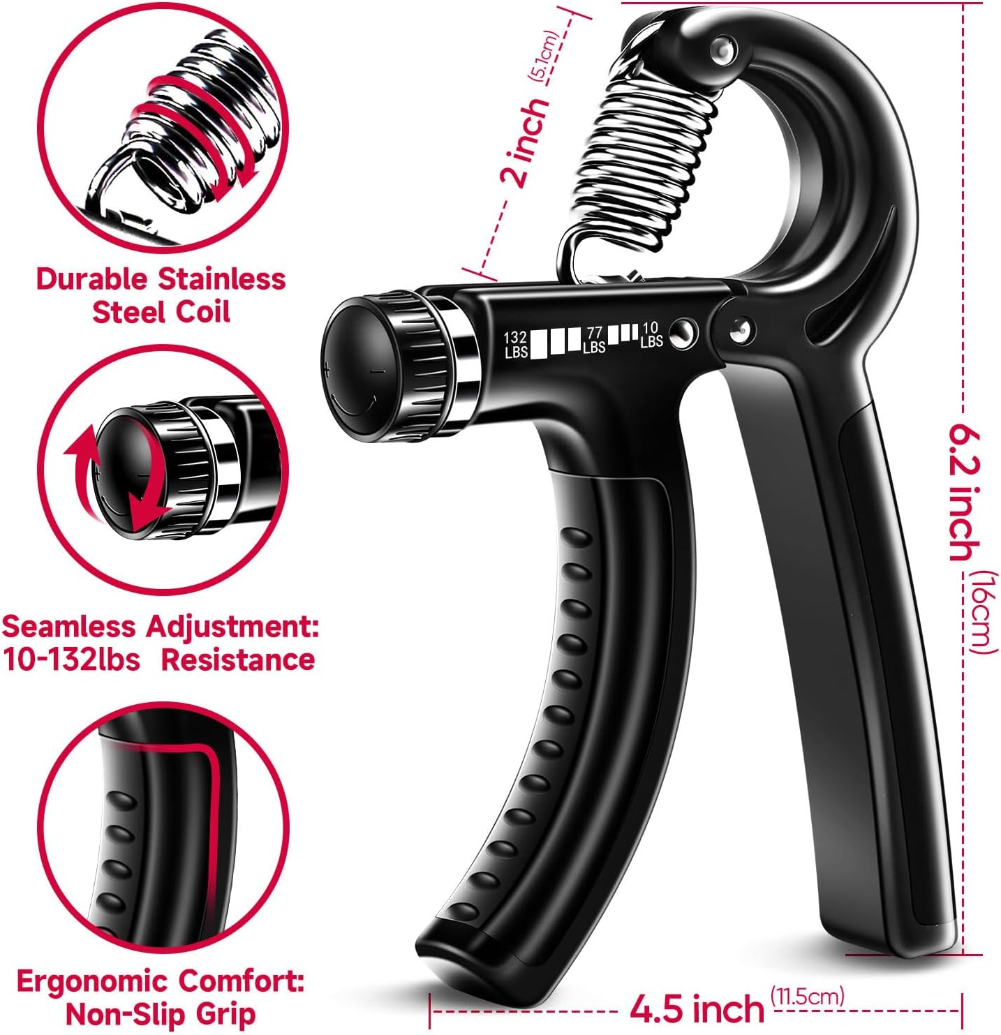 FitBeast Grip Strengthener Kit
