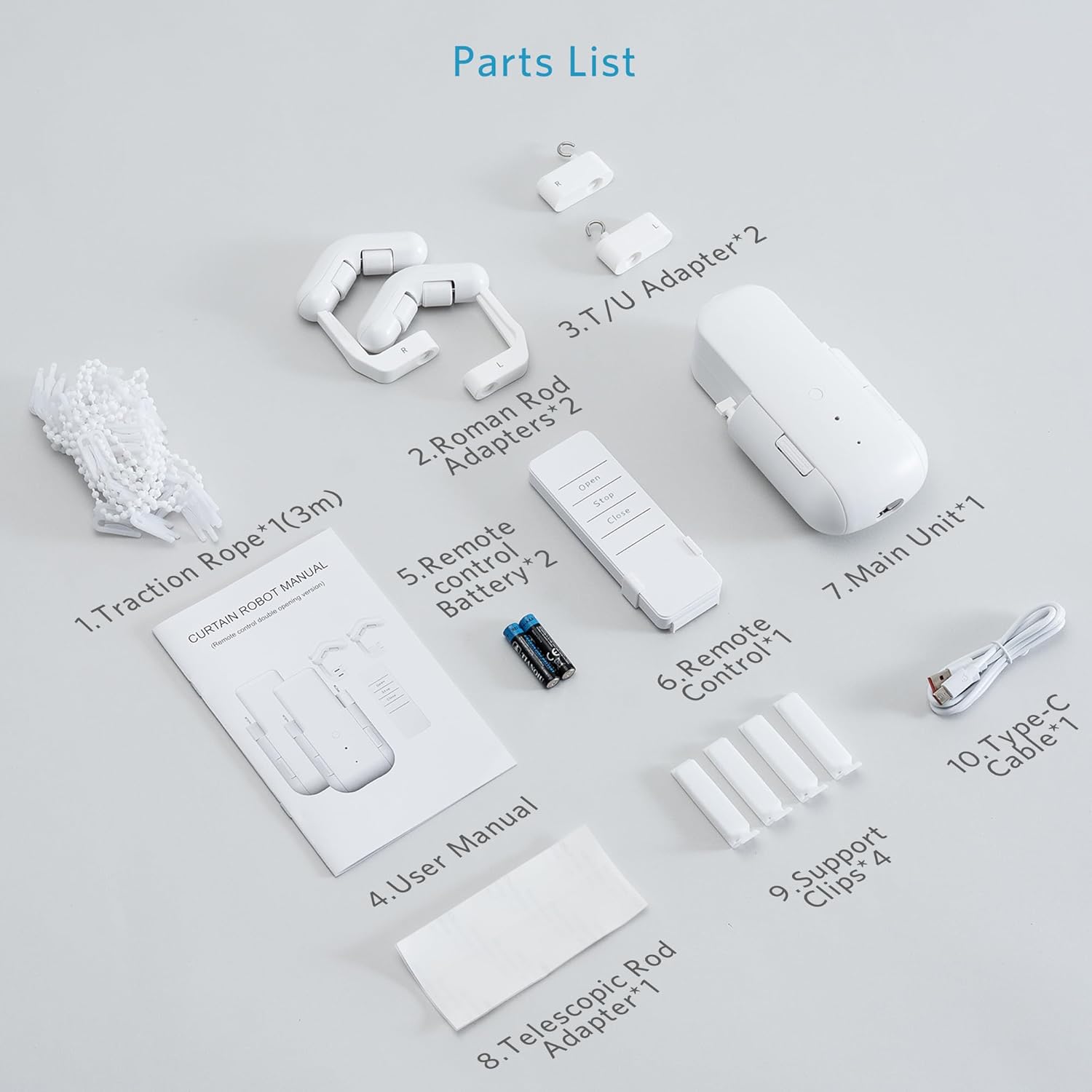 Smart Electric Curtain Opener – Remote Control & Tool-Free Setup