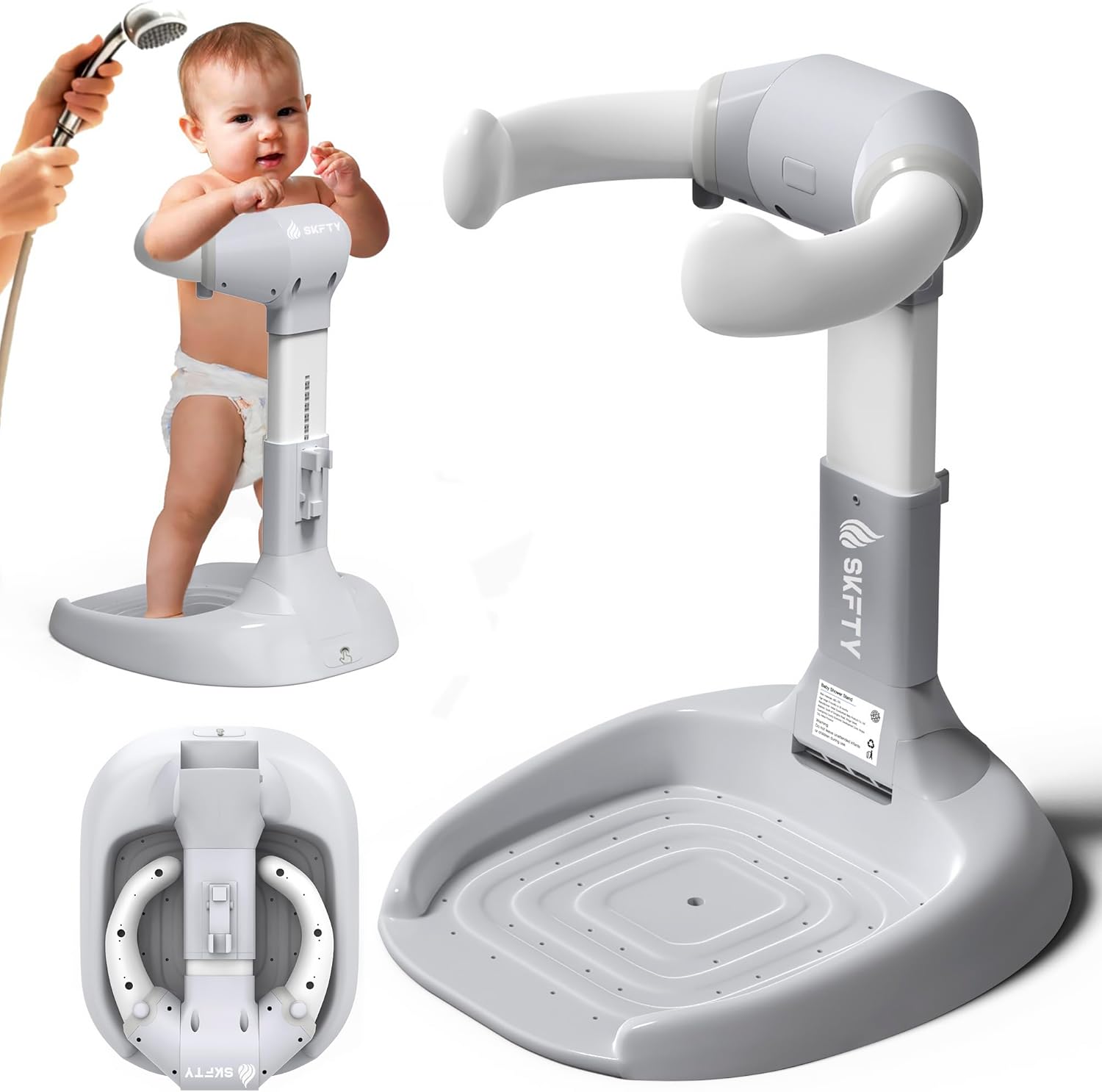 Baby Shower Stand – Adjustable Standing Support for Babies & Toddlers