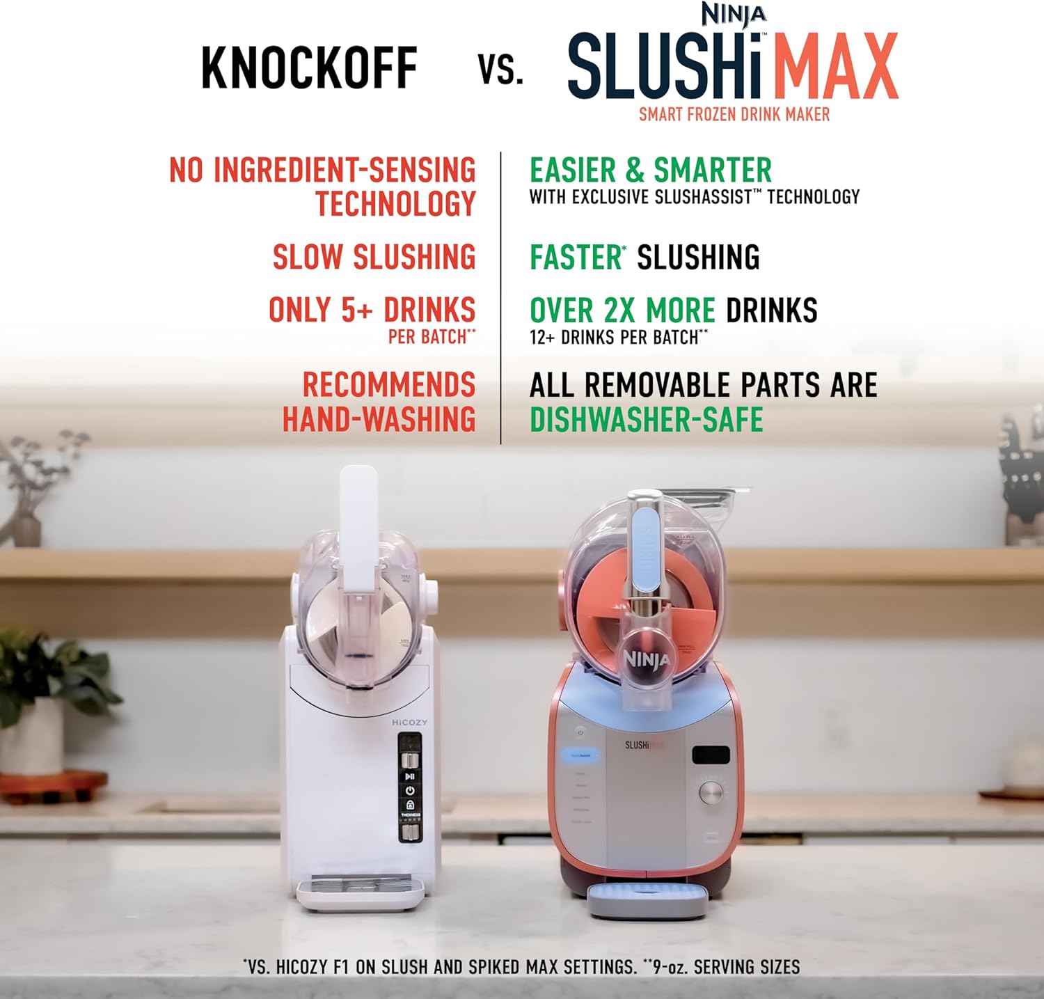 Ninja SLUSHi Max XXL Smart Frozen Drink Maker – 150oz Party-Size Slush Machine, Ice-Free, 6 Programs, WhisperChill Cooling