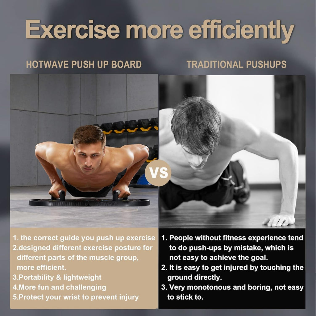 Push-up Board Set Portable Multifunctional Push-up Bar Foldable Fitness Equipment For Chest Abdomen Arms/Back Training